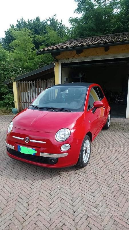 Usata Fiat 500C Lounge 69 CV (50 kW) 2014 Rosso Cabrio