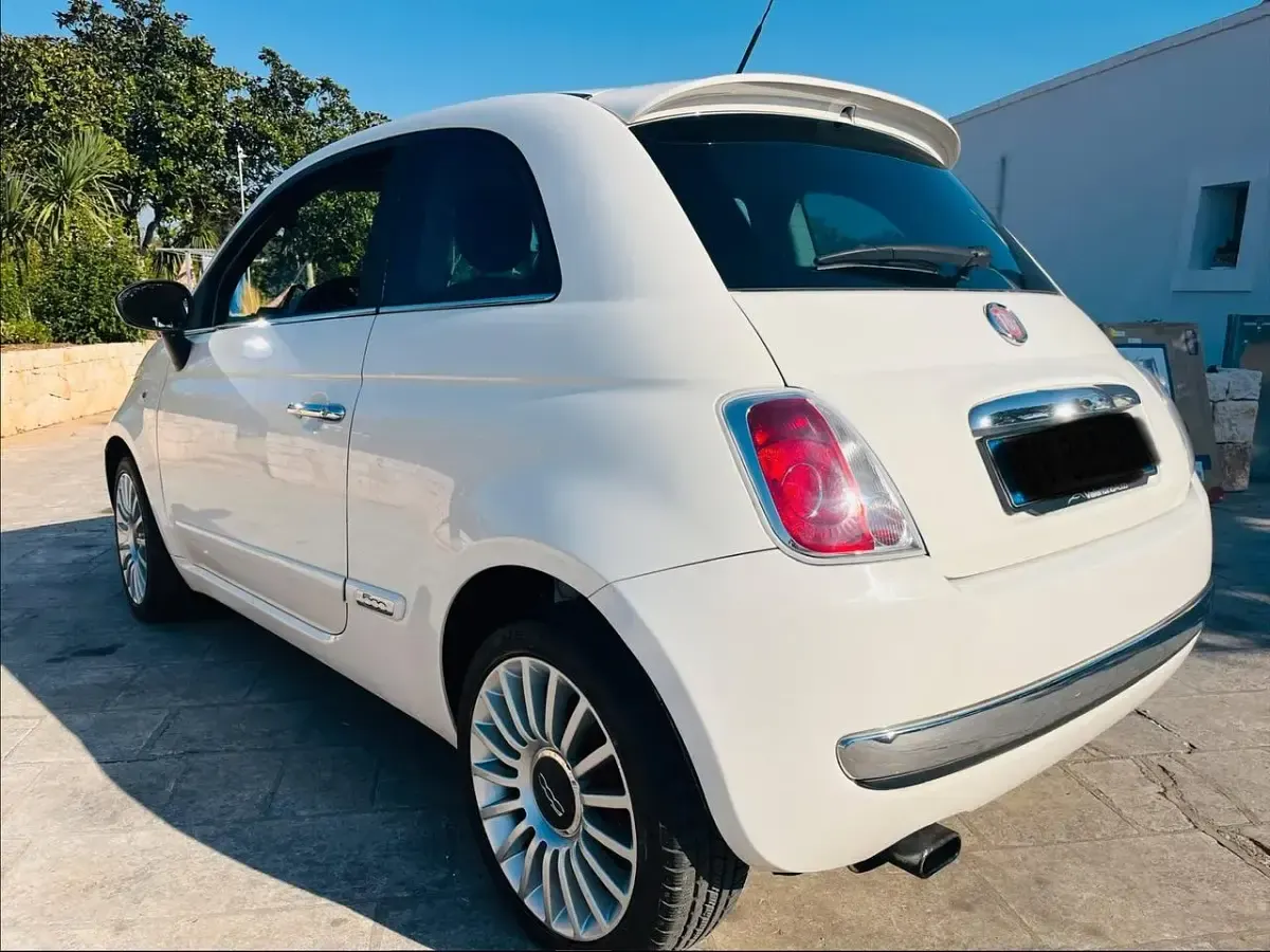 Usata Fiat 500 75 CV (55 kW) 2008 Bianco Berlina