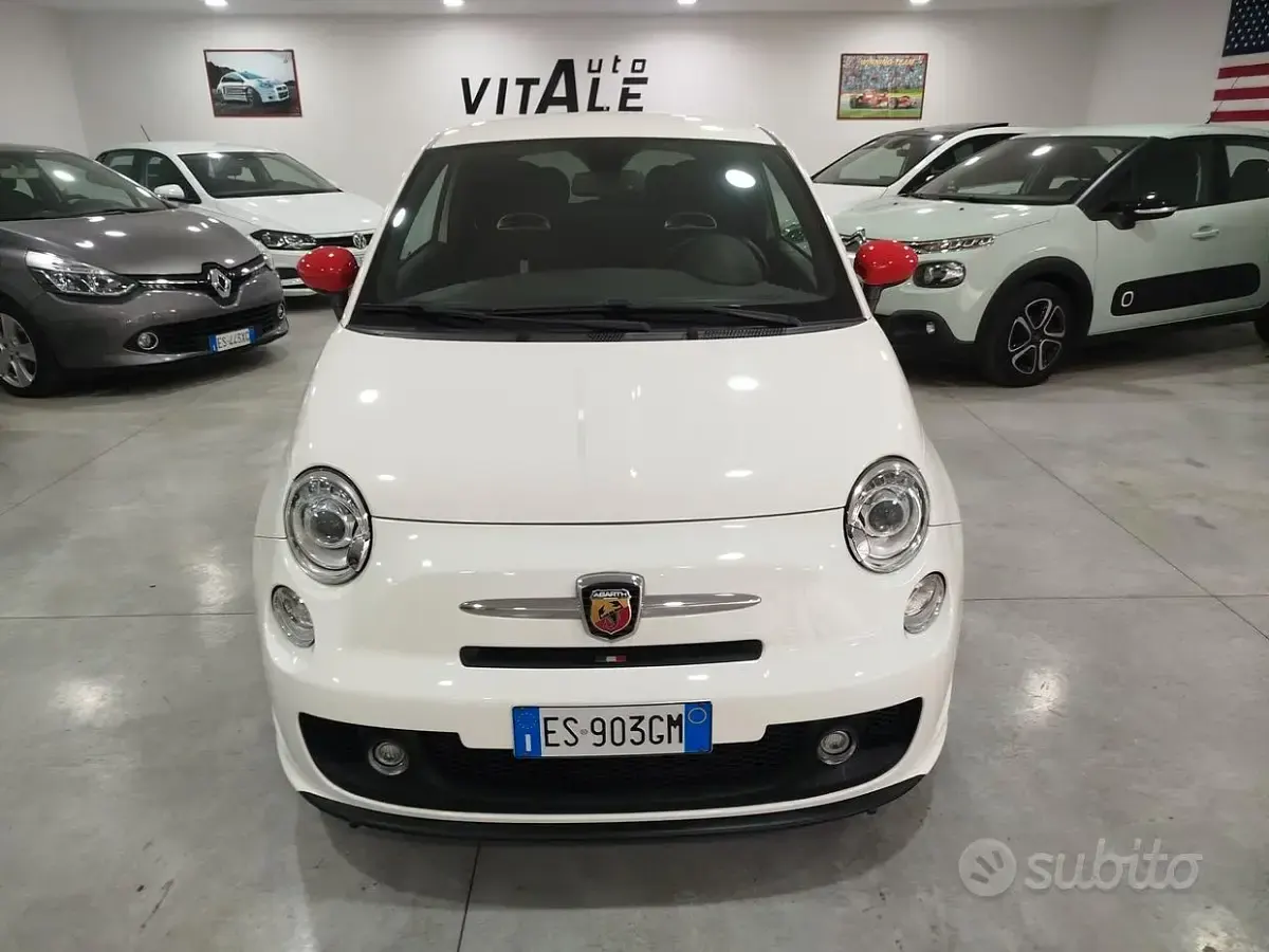 Usata Abarth 500 Custom 135 CV (99 kW) 2013 Bianco Berlina