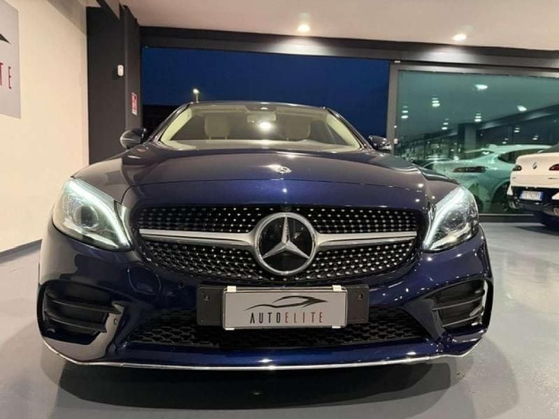 Usata Mercedes C220 Premium 194 CV (142 kW) 2019 Blu Berlina