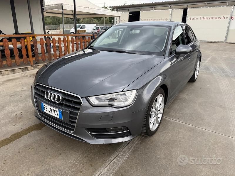 Usata Audi A3 Attraction 150 CV (110 kW) 2015 Grigio Berlina