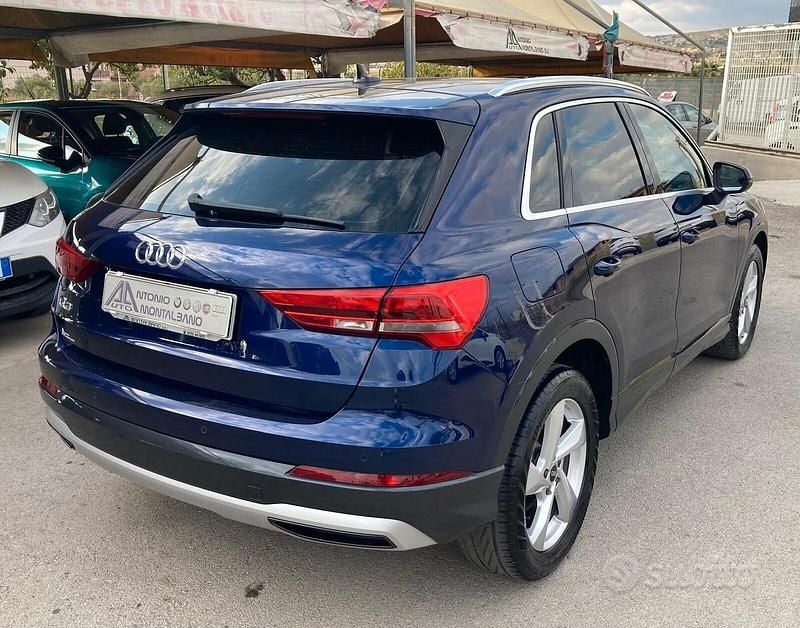 Usata Audi Q3 Advanced 149 CV (109 kW) 2021 Blu SUV