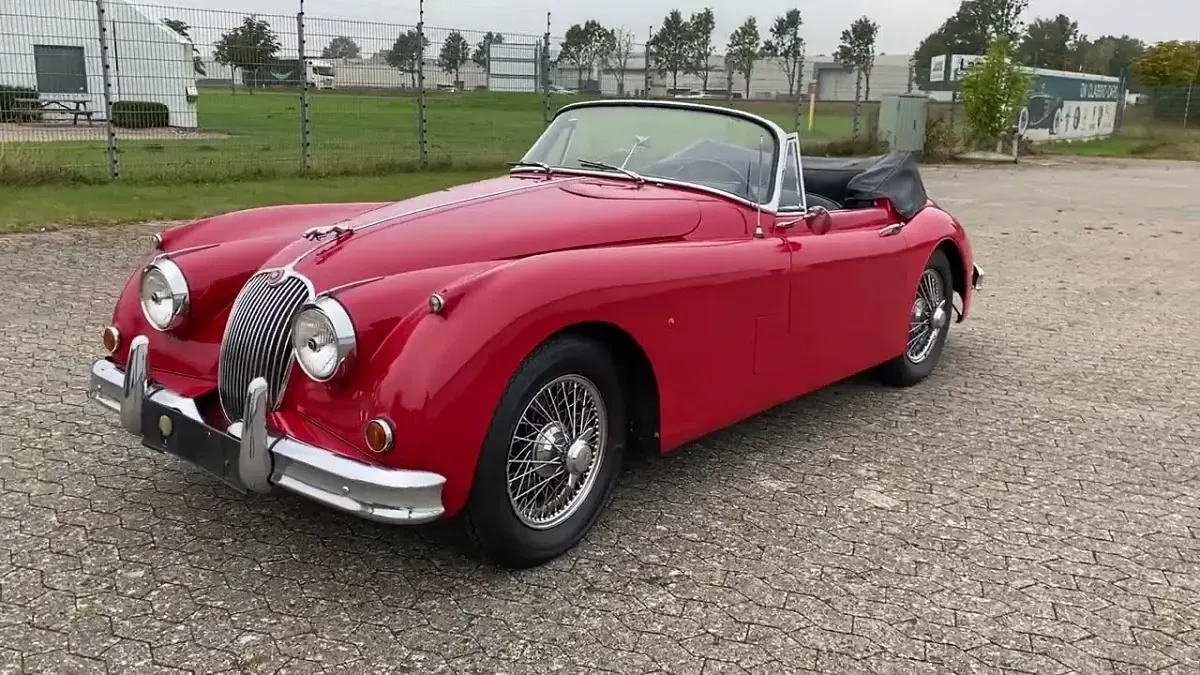Usata Jaguar XK SE 213 CV (156 kW) 1958 Rosso Cabrio