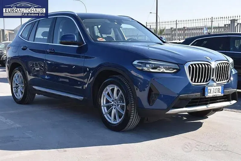 Usata BMW X3 150 CV (110 kW) 2022 Bluazzurro SUV