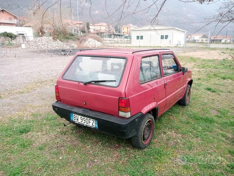 Usata Fiat Panda 54 CV (39 kW) 2001 Rosso Berlina