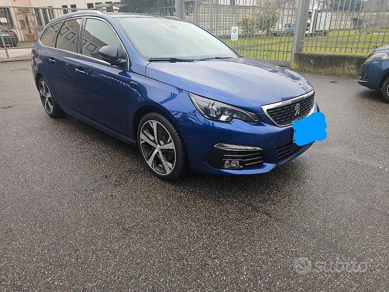 Usata Peugeot 308 SW GT-line 120 CV (88 kW) 2018 Blu Station wagon