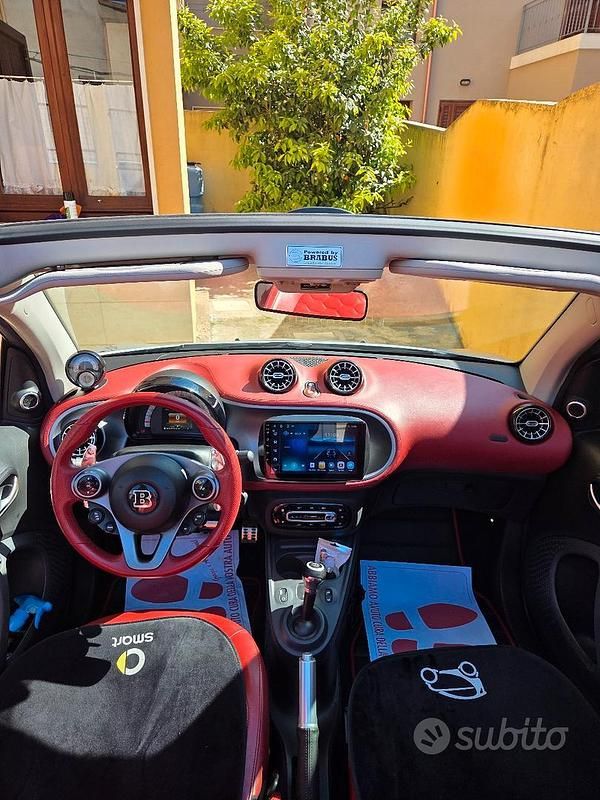 Usata Smart ForTwo Cabrio Brabus 115 CV (84 kW) 2017 Grigio Cabrio