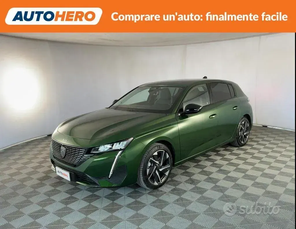 Usata Peugeot 308 Allure 136 CV (100 kW) 2025 Verde Berlina