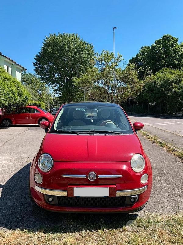 Usata Fiat 500 2009 Rosso Cabrio