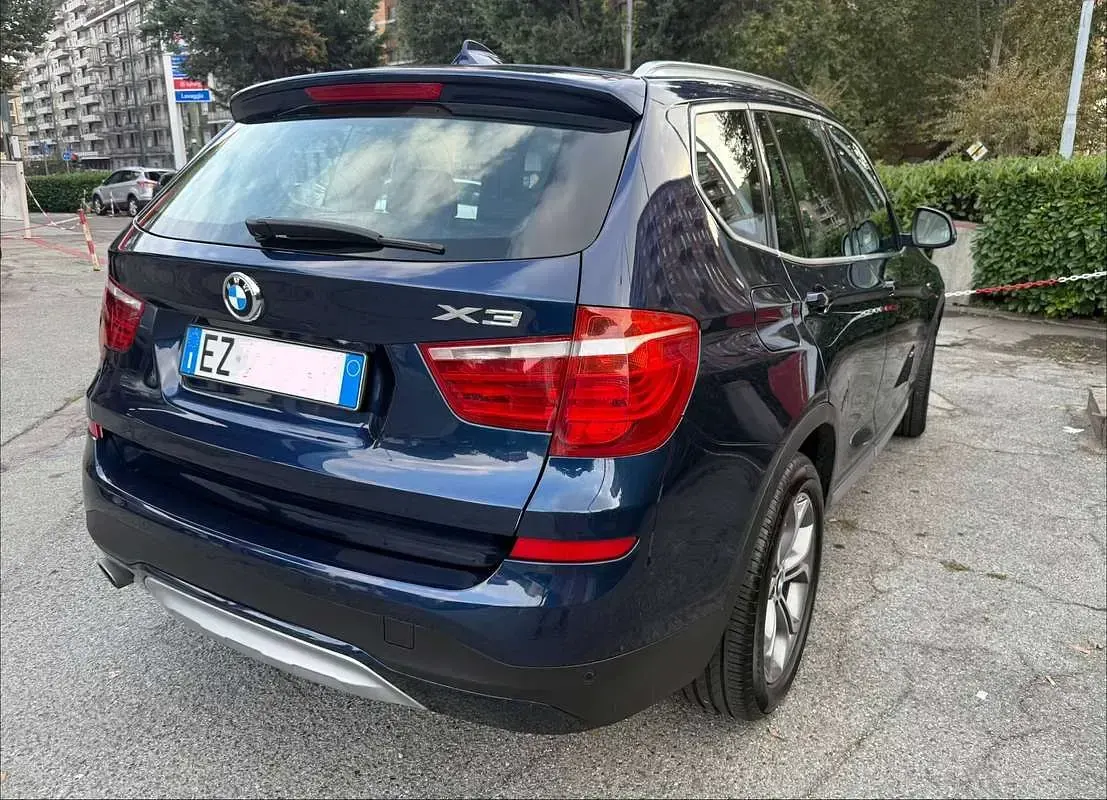 Usata BMW X3 xLine 190 CV (139 kW) 2015 Blu/azzurro SUV