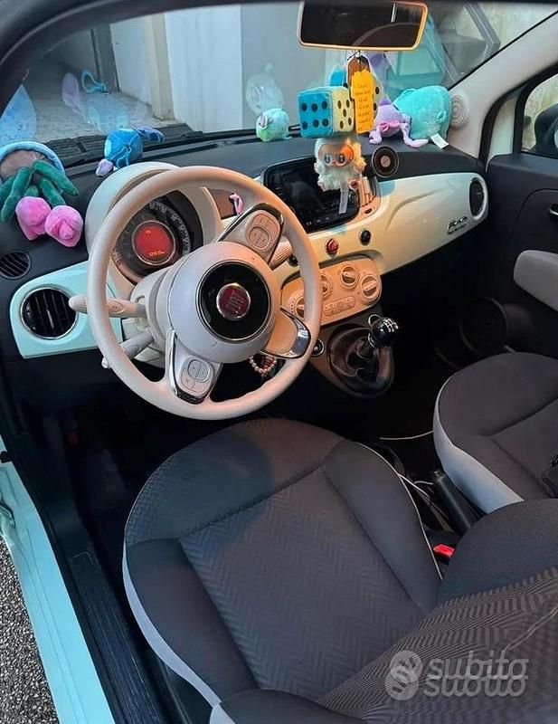 Usata Fiat 500 70 CV (51 kW) 2018 Verde Utilitaria