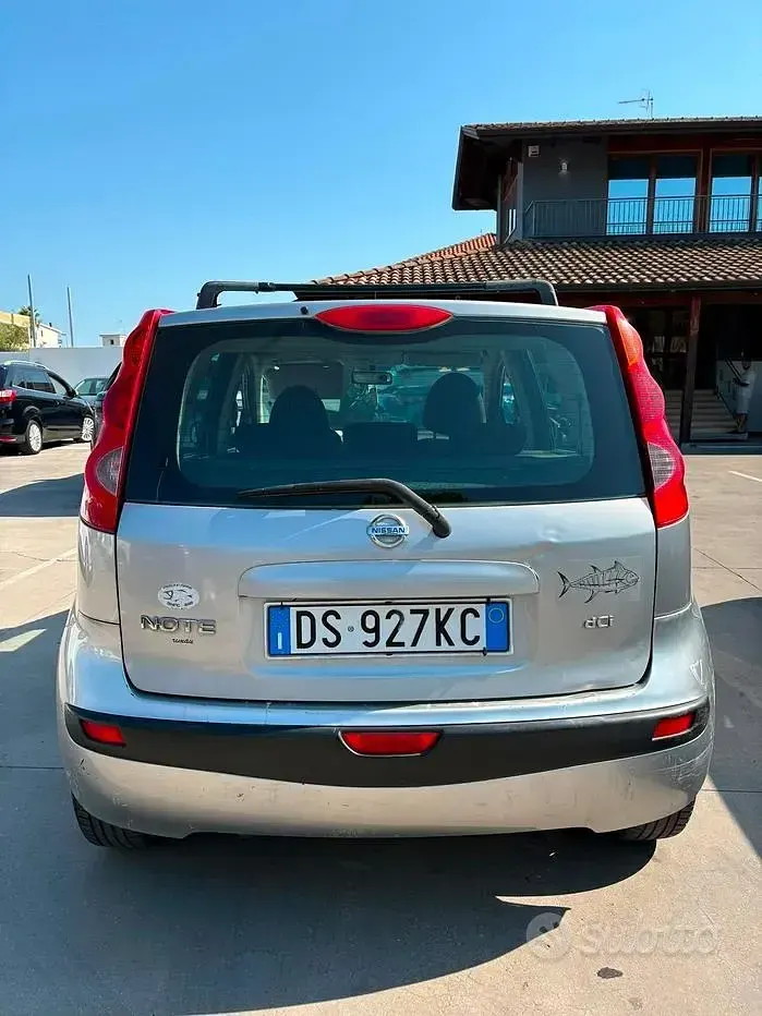 Usata Nissan Note Tekna 86 CV (63 kW) 2008 Grigio Utilitaria