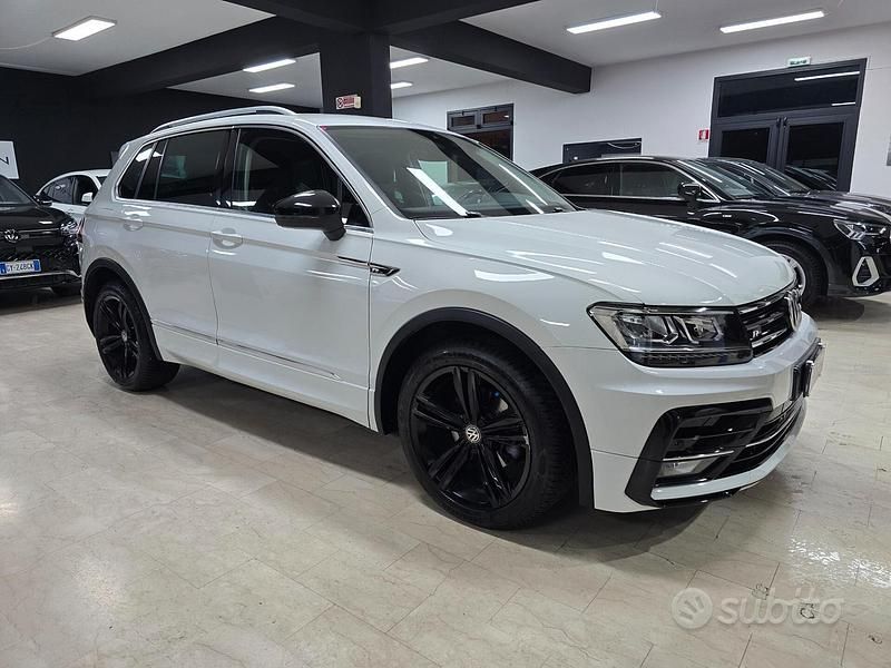 Usata VW Tiguan R-line BlueMotion 150 CV (110 kW) 2020 Bianco SUV