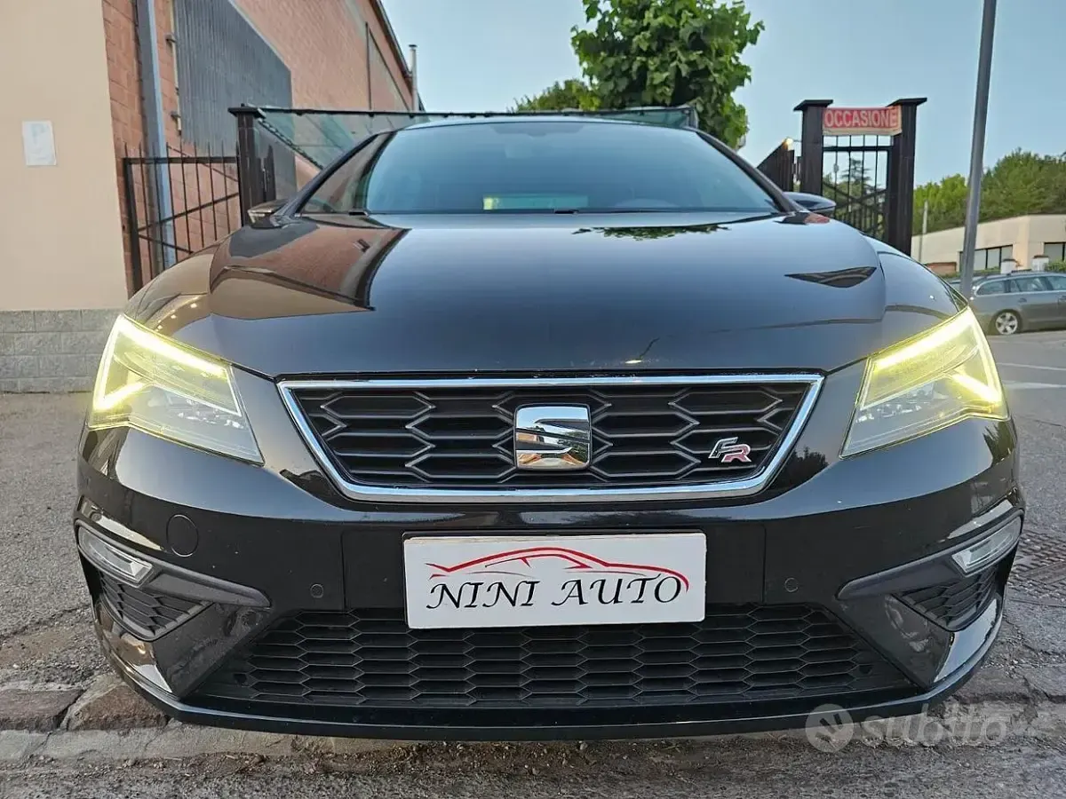 Usata Seat Leon FR 184 CV (135 kW) 2017 Nero Berlina