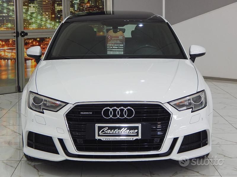 Usata Audi A3 S-Line 184 CV (135 kW) 2016 Bianco Berlina