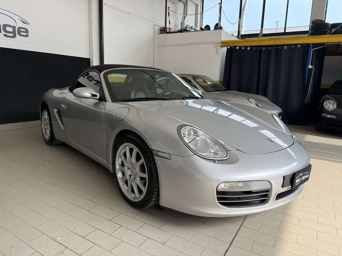 Usata Porsche Boxster 280 CV (205 kW) 2005 Argento Cabrio