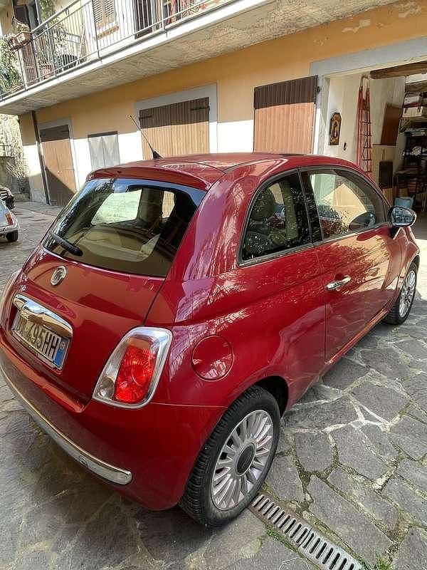 Usata Fiat 500C 73 CV (53 kW) 2009 Rosso Cabrio