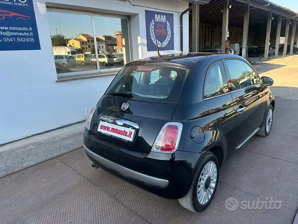 Usata Fiat 500 Lounge 69 CV (50 kW) 2013 Nero Utilitaria