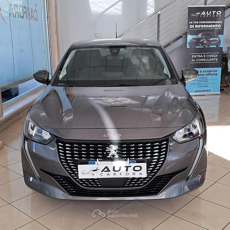 Usata Peugeot 208 Allure 101 CV (74 kW) 2021 Grigio Utilitaria
