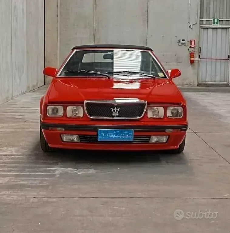 Usata Maserati Biturbo 223 CV (164 kW) 1991 Rosso Cabrio