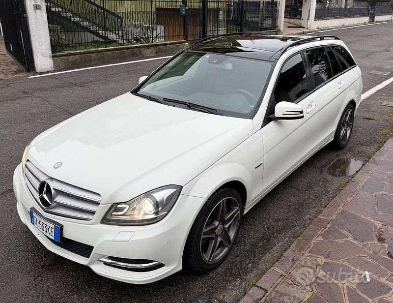 Usata Mercedes C220 Avantgarde 169 CV (124 kW) 2011 Bianco Station wagon