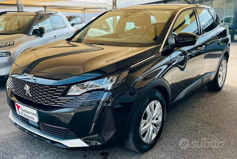 Usata Peugeot 3008 Business-Line 131 CV (96 kW) 2021 Nero SUV