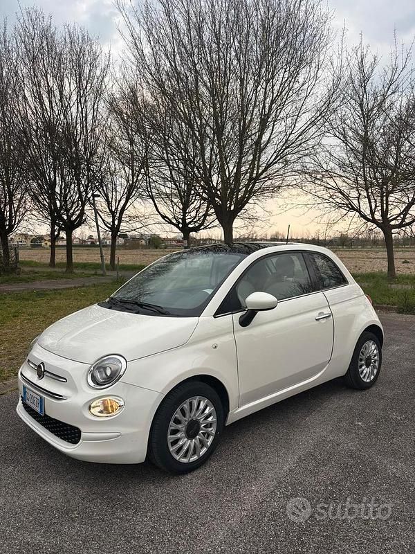Usata Fiat 500 Lounge 69 CV (50 kW) 2020 Bianco Utilitaria
