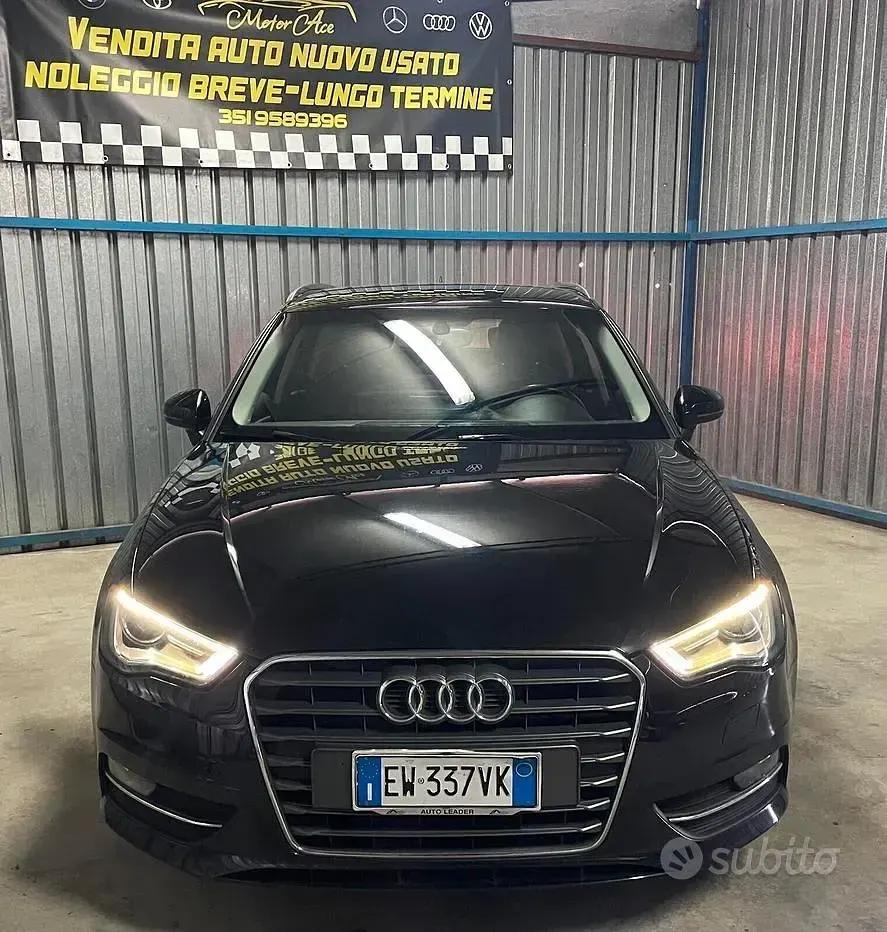 Usata Audi A3 Ambition 110 CV (80 kW) 2014 Nero Berlina