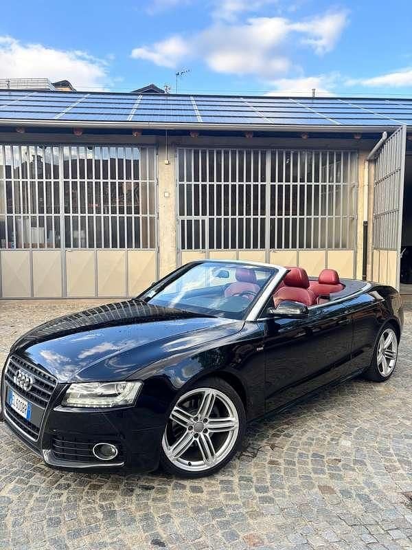 Usata Audi A5 Cabriolet S-Line 177 CV (130 kW) 2011 Nero Cabrio