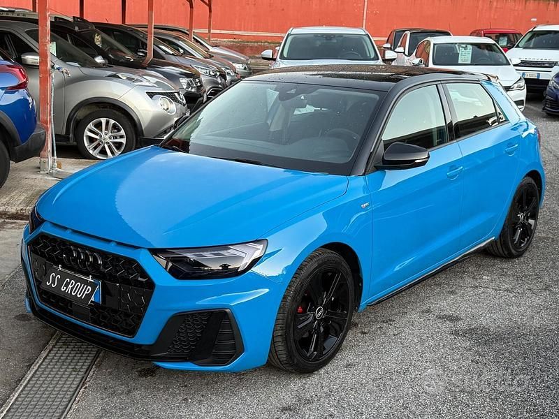 Usata Audi A1 S-Line 110 CV (80 kW) 2021 Blu Berlina