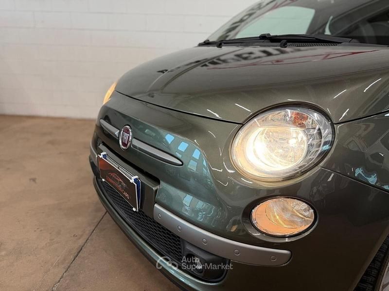 Usata Fiat 500 Rock 95 CV (69 kW) 2011 Verde Cabrio