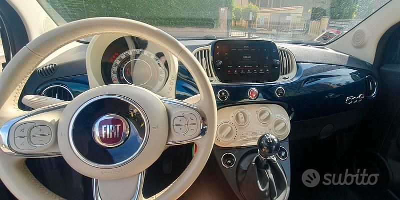 Usata Fiat 500C Lounge 2019 Blu Cabrio