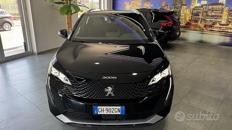 Usata Peugeot 3008 GT-line 131 CV (96 kW) 2021 Nero SUV