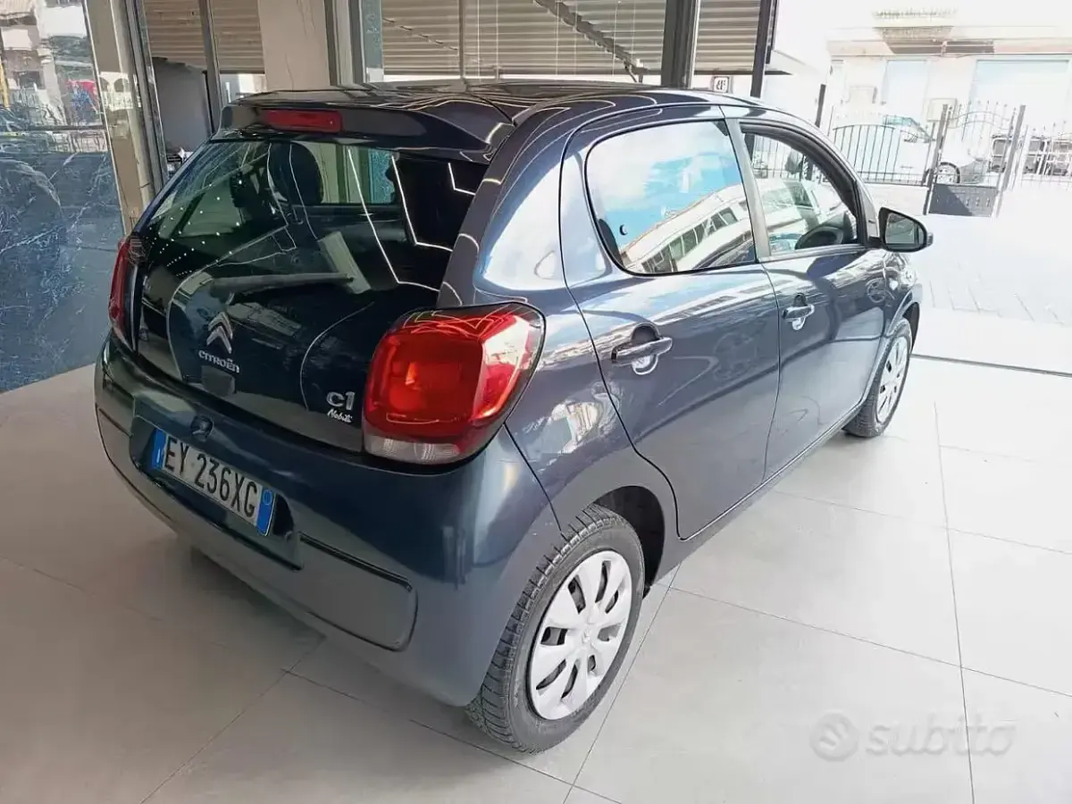Usata Citroën C1 PureTech 82 CV (60 kW) 2015 Blu Utilitaria