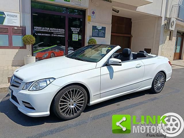 Usata Mercedes E220 170 CV (125 kW) 2013 Bianco Cabrio