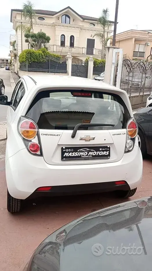 Usata Chevrolet Spark LS 68 CV (50 kW) 2012 Bianco Utilitaria