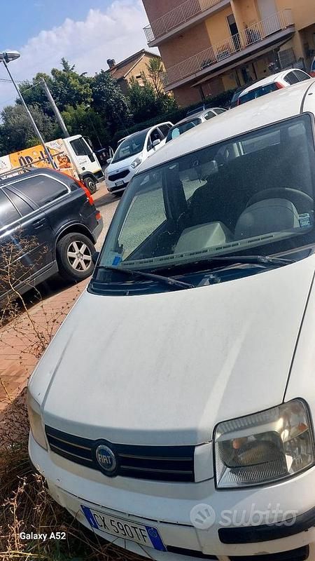 Usata Fiat Panda 2005 Bianco Utilitaria