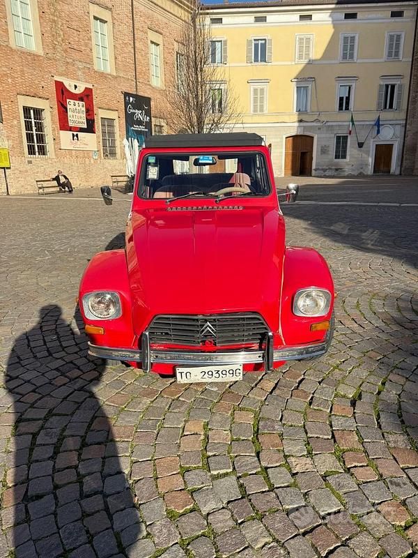 Usata Citroën Dyane 1984 Rosso Utilitaria