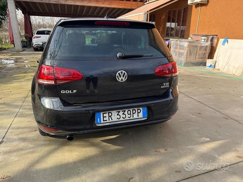 Usata VW Golf VII 110 CV (80 kW) 2013 Nero Berlina