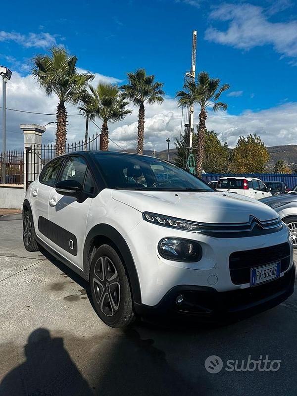 Usata Citroën C3 PureTech 82 CV (60 kW) 2017 Bianco Berlina