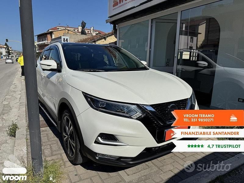 Usata Nissan Qashqai Tekna 115 CV (84 kW) 2019 Bianco SUV