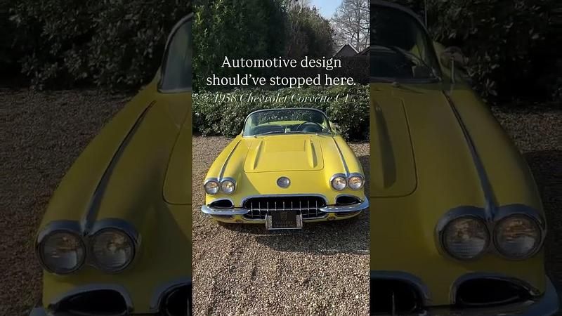 Usata Chevrolet Corvette 223 CV (164 kW) 1958 Giallo Cabrio