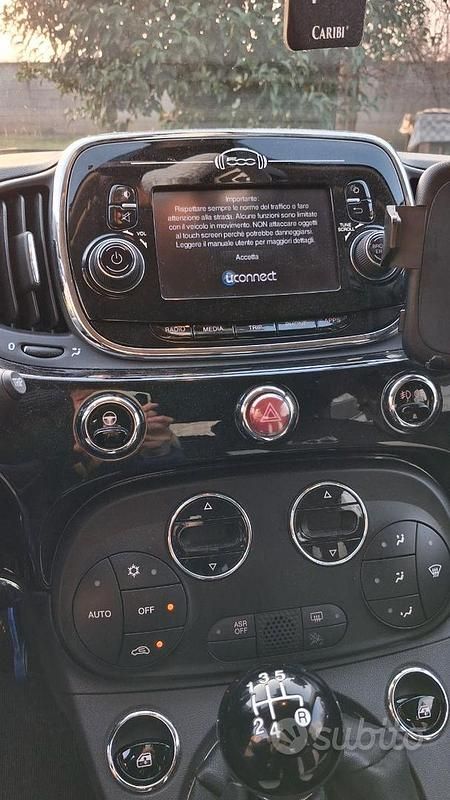 Usata Fiat 500 69 CV (50 kW) 2017 Nero Utilitaria