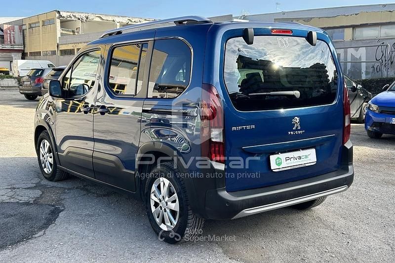 Usata Peugeot Rifter Allure 131 CV (96 kW) 2018 Blu Monovolume