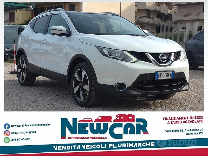 Bianco Usata 2017 Nissan Qashqai SUV | 9800 € (Ottimo prezzo) - Immagine 1/4