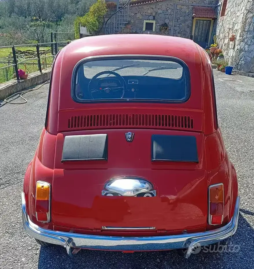 Usata Fiat 500 1970 Rosso Utilitaria