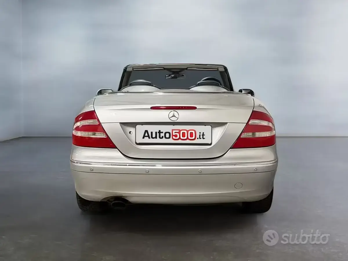 Usata Mercedes CLK200 Elegance 163 CV (119 kW) 2003 Grigio Cabrio