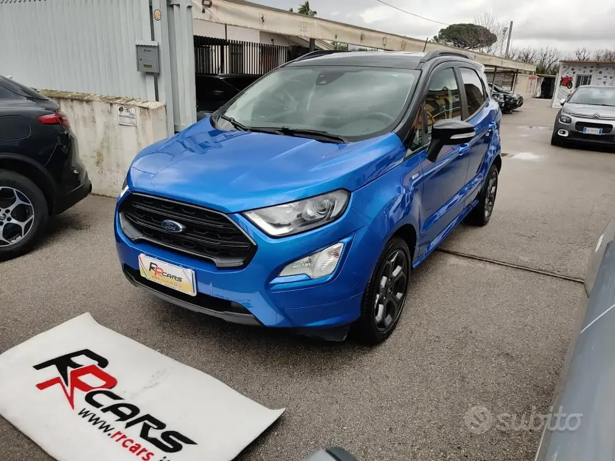 Usado Ford Ecosport ST-Line 125 HP (91 kW) 2020 Azul SUV