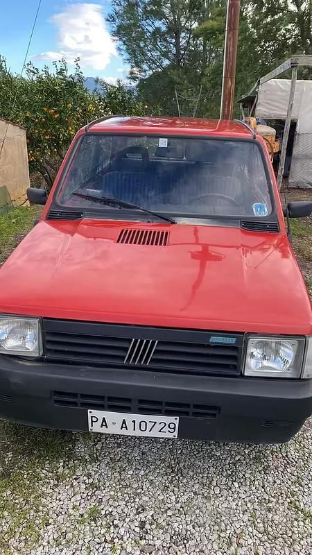 Usata Fiat Panda 34 CV (25 kW) 1990 Rosso Utilitaria