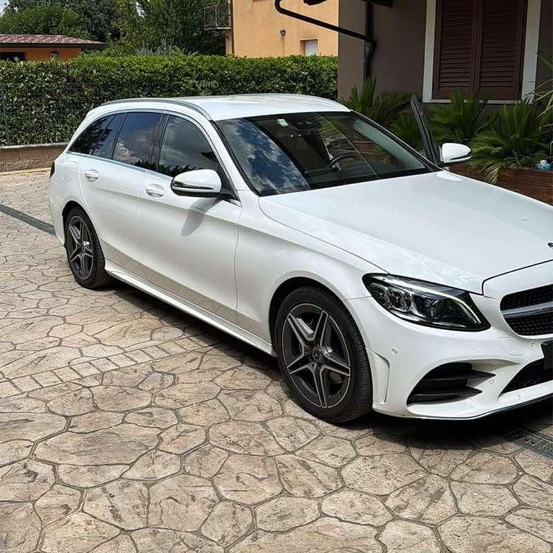 Usata Mercedes C220 Premium 194 CV (142 kW) 2020 Bianco Station wagon